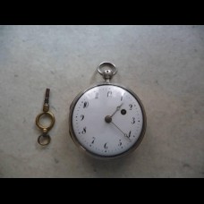 Coulin Genève Montre Oignon a Coq Argent Verge Fusee